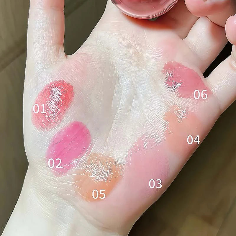 High Pigment Juice Blush Balls Natural Saturation Tint Brightening Moistured Easy Color Rouge Silky Blusher Cream Contour Makeup