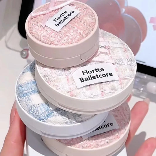 FLORTTE Makeup Base Ballet Soft Vegan Liquid Foundation Air Cushion BB CC Cream Oil Control & Holding Base De Maquillaje